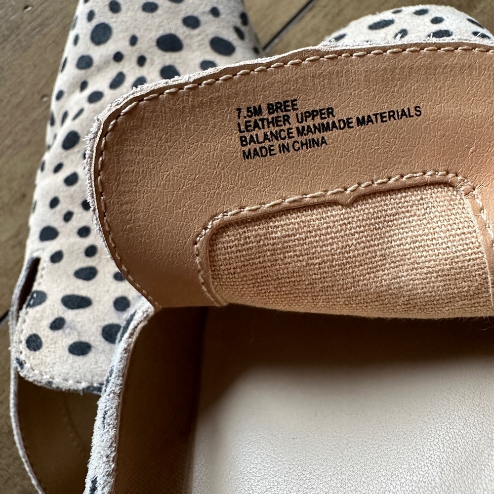 Dolce Vita mules size 7.5 cowhide - Picture 3 of 3